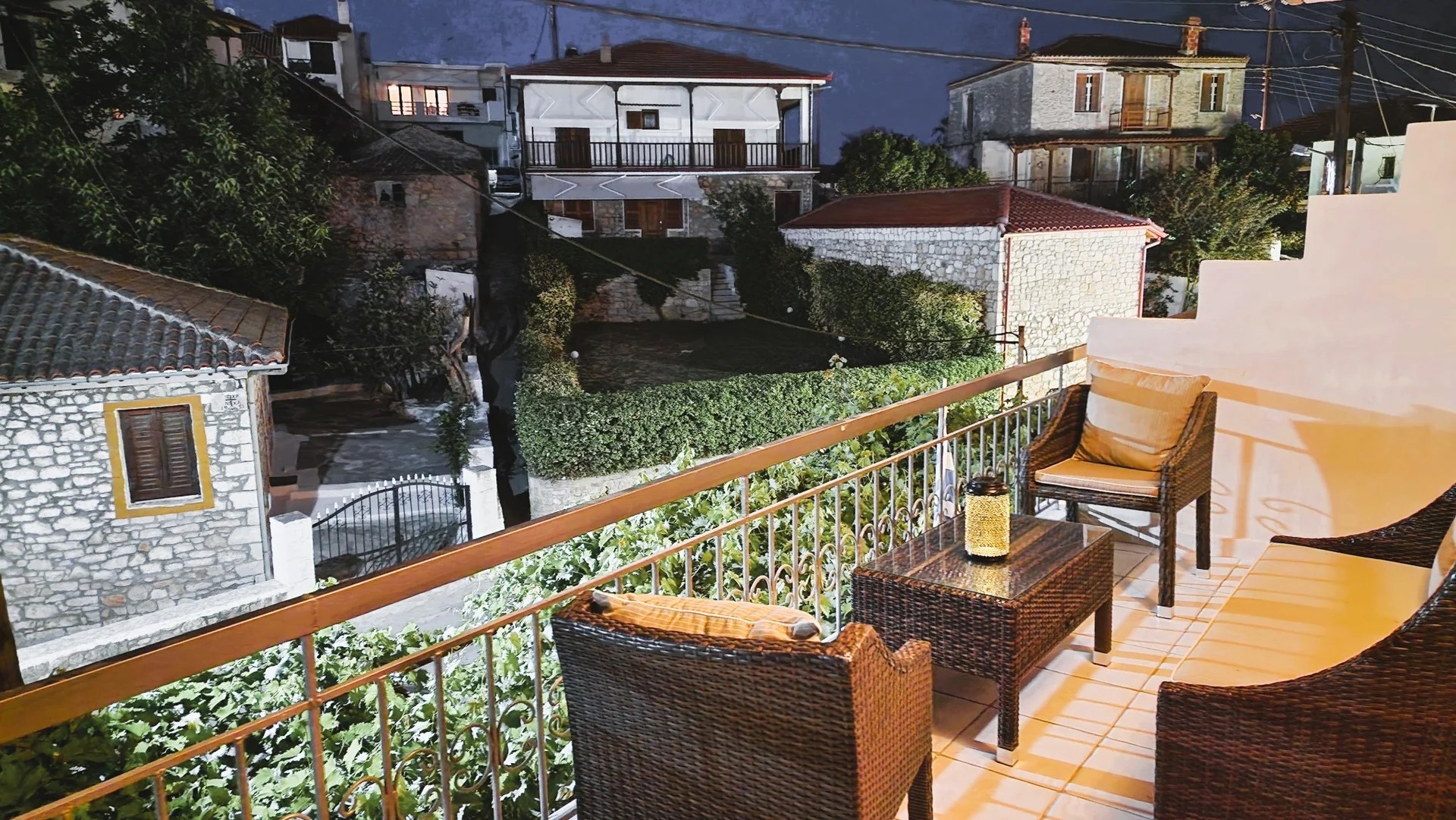 My Afytos Balcony furnished balcony