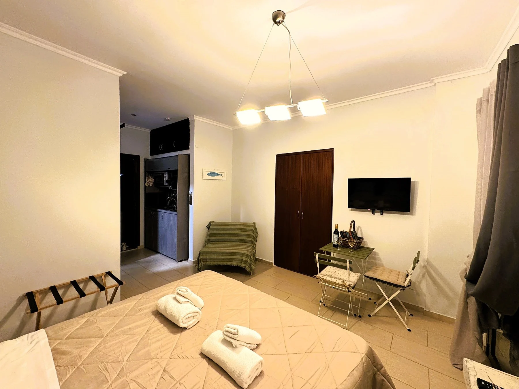Seagull studio με μπαλκόνι στο My Afytos στην Άφυτο