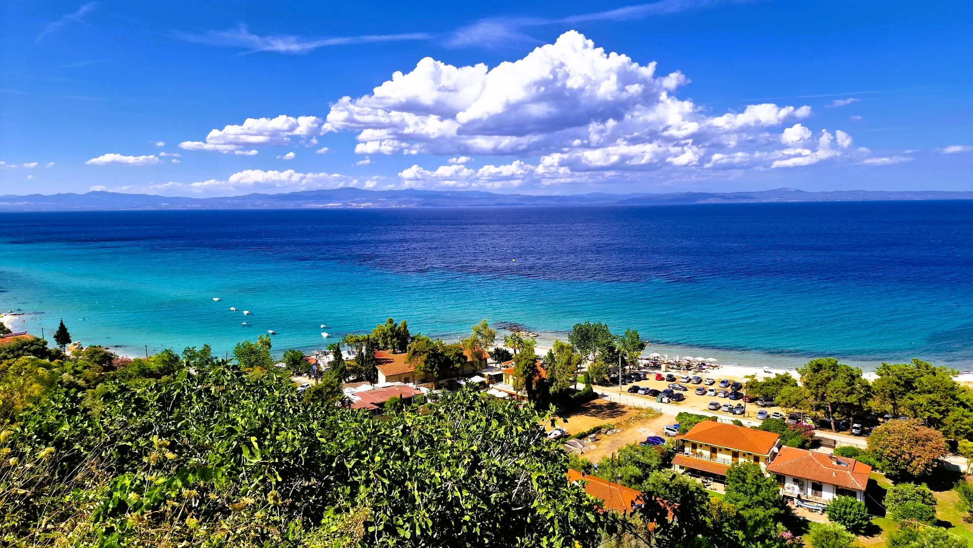 Sea view from Afytos