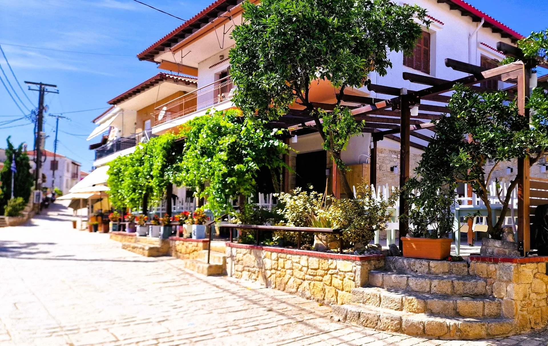 Traditional Afytos street
